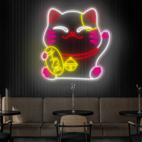 Fournisseur d'usine, enseignes au néon personnalisées, toilettes, logo Apple au néon LED, panneau lumineux au néon LED, enseigne au néon chat porte-bonheur, enseigne au néon personnalisée LED