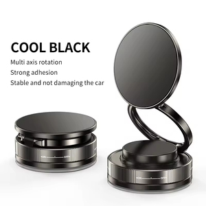 360 Degree Rotation Bracket Stand Stong Magnets Vacuum Suction Cup Magnetic Car <b>Phone</b> <b>Holder</b> for iPhone - Product Image 6