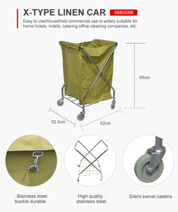 Gewoon Janitorial Winkelwagen Commerciële Hotel Schoonmaken <span class=keywords><strong>Trolley</strong></span> - Product Image 2