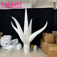Piliers et arbres gonflables pour la décoration de fête, piliers gonflables blancs pour la décoration