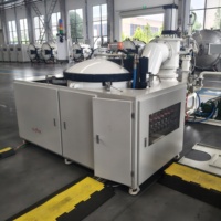 Four de laboratoire à induction stable, à haute température, sous environnement sous vide et à l'argon, pour le nitride d'aluminium et les fibres céramiques