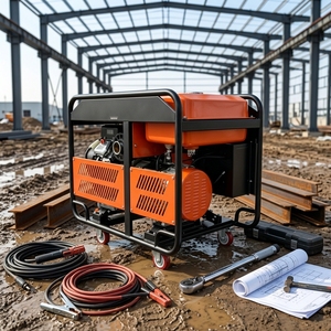 5kw 8kw 10kw 12kw 15kw Dual Cylinder Open FrameSenci Gasoline Generator for Outdoor Use JNSKQ10GF Factory Direct Supply Offer Co - Product Image 1