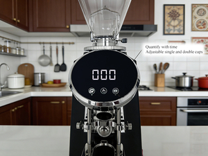 Molinillo de Café Eléctrico Comercial de <span class=keywords><strong>800W</strong></span>, Molinillo Profesional para Espresso de 1.5L de Gran Capacidad con Pantalla Táctil Digital - Product Image 3