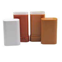 Tube vide personnalisé en PP de 15g pour shampoing, déodorant et lotion, forme plate, rechargeable, emballage cosmétique durable avec LOGO