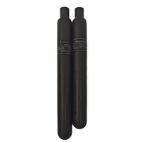 Bouteille d'air comprimé PCP AOJI ultra légère 0.7 300 bar en aluminium 6061 et fibre de carbone 61,5 mm, cylindre 700cc HPA 0,61 kg pour loisirs et sport