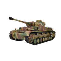 Modèle de char allemand Panzer IV F2 type RC COOLBANK Modification 3859-1 à l'échelle 1/16 avec fumée IR+BB, télécommande 2,4 GHz, jouets pour enfants