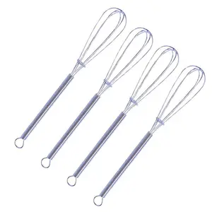 Hot Sale Kitchen Stainless Steel 7 Inch Small Size Wire Mini Egg Whisk