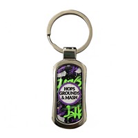 Porte-clés en métal 3D personnalisé, porte-clés en alliage, pendentif avec logo personnalisé, cadeau pour les événements professionnels, accessoires pour voiture et sac à dos