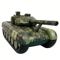 Bunkers de paintball gonflables personnalisés en forme de char, jeux de paintball gonflables à vendre