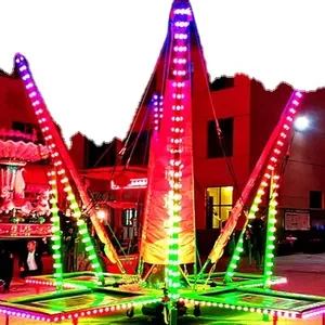 Nouveau <span class=keywords><strong>trampoline</strong></span> à bungee avec structure gonflable et roues pour 4 personnes, saut à l'élastique, garantie 1 an, taille 10 pieds - Product Image 4