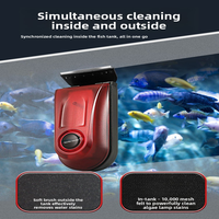 Nettoyeur magnétique et brosse à algues pour aquarium en plastique de luxe moderne