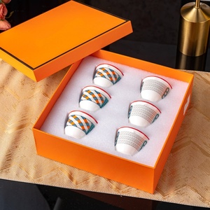 Tasse à thé concentré de style européen, tasse turque, ensemble de thé pour banquet, vente chaude - Product Image 1