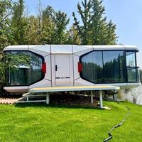 Maison mobile préfabriquée/remorque, capsule spatiale, maison/remorque préfabriquée, prix d'usine