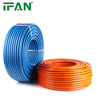 Tuyau de plomberie PEX IFAN de bonne qualité, OEM ODM, 16-32 mm, couleur orange, gris, bleu, tube PEX laser, tuyau PEX en aluminium et plastique