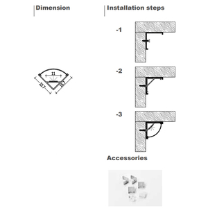 Meilleures ventes de profilés en aluminium Angle d'éclairage Lumière de canal en aluminium <span class=keywords><strong>extrudé</strong></span> Lumière de profil à led de couleur linéaire - Product Image 3