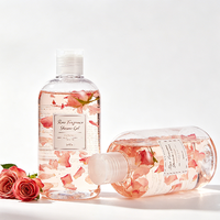Gel Douche Hydratant Parfum Rose Naturelle Longue Durée Peau Douce Vente en Gros OEM Marque Privée