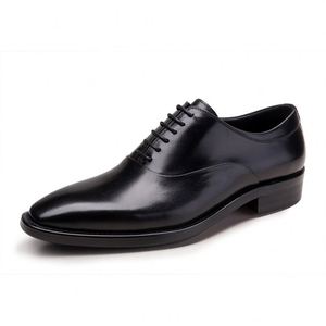 Soft and Casual Business <b>Shoes</b> <b>for</b> <b>Men</b> Lace-up Brogue Style Formal Office Oxford Flat <b>Shoes</b> Height Increasing Autumn - Product Image 4