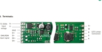 LTECH Placa Decodificadora de Corriente Constante DMX/RDM de Alta Potencia para Proyectores/Reflejadores con Controlador de Corriente Constante Integrado