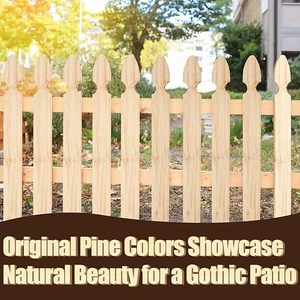 Picchetti <span class=keywords><strong>in</strong></span> <span class=keywords><strong>legno</strong></span> naturale solido e duro scherma balaustre di pino gotico francese recinzione <span class=keywords><strong>in</strong></span> <span class=keywords><strong>legno</strong></span> picchetto cortile decorativo costruire cancello - Product Image 6