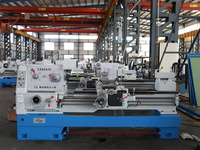 Tour manuel universel à banc déporté CA6261C de Chine, grande portée de 105 mm, 220V, horizontal, semi-automatique, DRO, pour usinage de métaux de moyenne intensité
