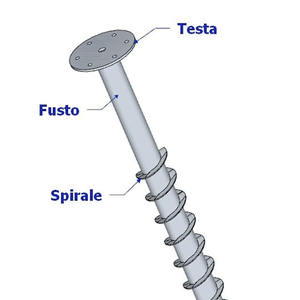 Vente chaude bon prix vis hélicoïdale perceuse à pieu pour sol solaire pilote <span class=keywords><strong>de</strong></span> pieu hélicoïdal à vis pour sol rocheux - Product Image 2