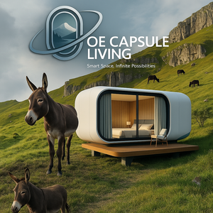 Maison conteneur d'expédition de luxe de 20 pieds au design moderne petite structure résidentielle préfabriquée en acier pour hôtels, villas, appartements - Product Image 4