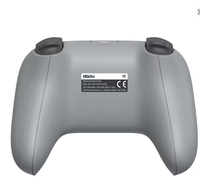 Control Inalámbrico 8BitDo 64 2.4G, Gamepad Retro para Consola N64 Original y PC con Windows, Gris