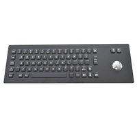 Clavier mécanique de kiosque en métal industriel des clés IP65 65 avec le touchpad ou la boule de commande