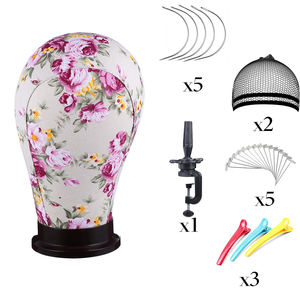 Trípode de cabeza de MANIQUÍ PARA pelucas, soporte duradero para formación de pelucas, ajustable, para cabeza de lona - Product Image 1