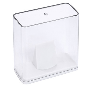 Anime Badge <b>Storage</b> <b>Box</b> Transparent <b>Stackable</b> Display Case With Lid Desktop Organizer For Collectible Pins And Merchandise - Product Image 3