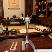 Machine manuelle de formage de bâtonnets d'encens, extrudeuse de bureau en acier inoxydable, moules réglables pour bâtonnets épais en spirale
