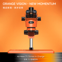 Nouveau Microscope Optique Trinoculaire Professionnel RF4 71i avec Éclairage LED pour Réparation Électronique de Cartes Mères de Téléphones/Ordinateurs Portables