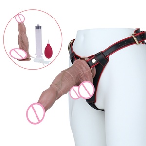 New Style Squirting Foreskin <b>Dildos</b> Sex Toys Realistic Silicone Ejaculating Toy Foreskin <b>Dildo</b> for Men Vaginal Anal Play - Product Image 2