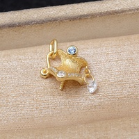 Pendentif en argent S925 avec couronne et perle, cage creuse, médaillon ouvrable, compatible avec perles lâches de 10-11 mm, fournitures de fabrication de bijoux DIY