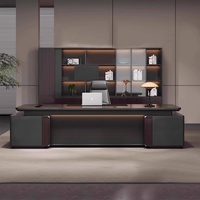 Mobilier de bureau nouveau design Bureau de patron Table de bureau haute qualité pour PDG exécutif