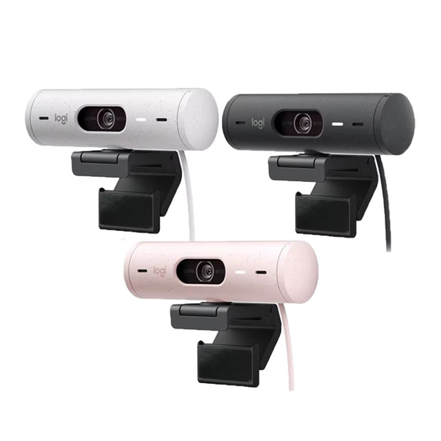 Logitech BRIO 500 Hd 1080p Internal Microphone Correction Auto-Framing Show Mode CMOS Image Sensor Live Stream Camera