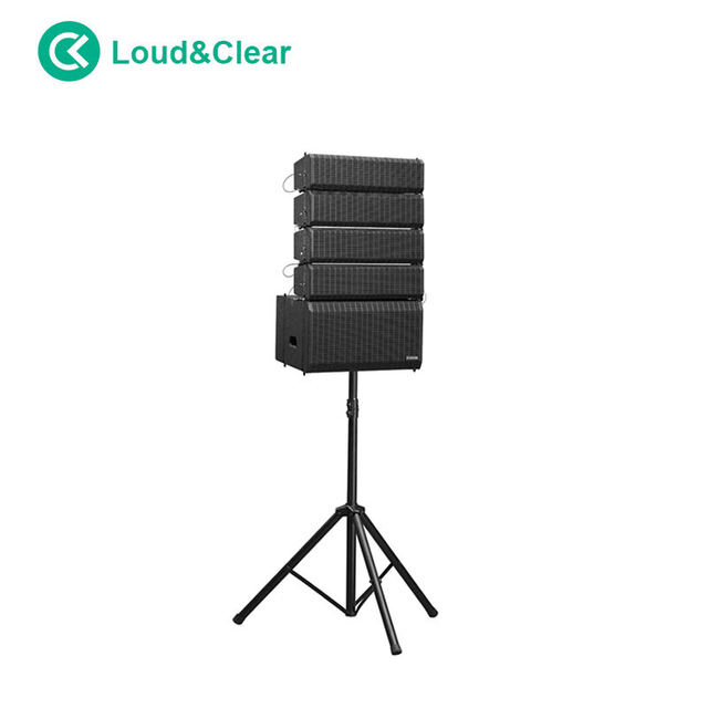 Professional Line Array Speaker System With 12 Inch Subwoofer 500W RMS 127dB SPL Powerful Speaker for Stage Church Live Event