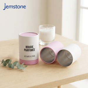 Custom Design Holiday Gift Aromatherapy Candle Packaging Paper Tube Sustainable OEM ODM Cardboard Tube Cylinder Container - Product Image 1
