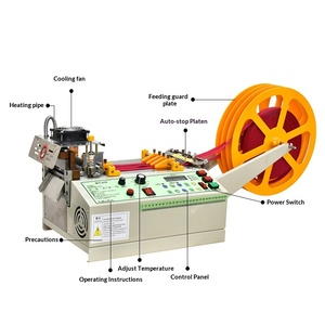 Máquina de corte de cinta totalmente automática serie 140 para cinta tejida, corte por calor, maquinaria de corte de cintas, alta eficiencia - Product Image 4