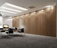 Paravent mobile pliable en bois pour hall d'hôtel, salon, bureau, entrepôt, école - Taille et couleur personnalisables