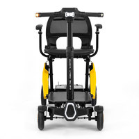 Fabrieksprijs High Power Lithium Batterij Slimme Scooter Auto-Opvouwbare Draagbare 4 Wielen Scootmobiel Voor Volwassenen