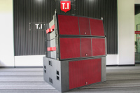 Enceintes passives professionnelles étanches alimentées par dj double 15 pouces équipement de sonorisation 3 voies