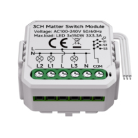 Interruptor de Luz Inteligente Tuya Zigbee con Control Táctil, Compatible con WiFi, Interruptores y Enchufes de Pared para Hogar Inteligente