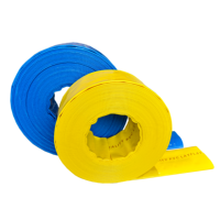 Tuyau plat en PVC bleu de haute qualité, 2-6 pouces, pression de service, utilisation facile, équipement agricole et de lutte contre les incendies, résistant à la coupure
