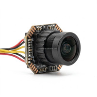 Mini module de caméra CCTV analogique AHD 1080P 2MP 16x16mm avec objectif grand angle 130 degrés et hauteur de lentille 16mm pour système de sécurité et d'inspection