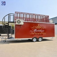 Remorque de cuisine mobile CAMPTRL entièrement équipée pour tacos, barbecue, hot-dogs – Chariot de restauration pour événements