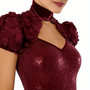 Costume <span class=keywords><strong>de</strong></span> <span class=keywords><strong>danse</strong></span> jazz rouge étincelant Collection 2026 - Vêtements <span class=keywords><strong>de</strong></span> <span class=keywords><strong>danse</strong></span> professionnels - Product Image 3