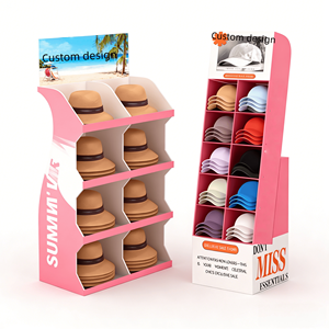 Rak Display Topi dari Kardus Berbentuk Tong Baseball untuk Promosi Kustom, Populer, dan Berdiri di Dinding - Product Image 1