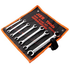 Dual-Purpose Wrench Metric Hex Open-End 45 Steel Industrial Grade Automotive Repair <b>Tool</b> - Product Image 3