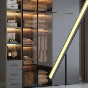 酒柜书柜衣柜和展示柜的可定制发光二极管线性橱柜照明